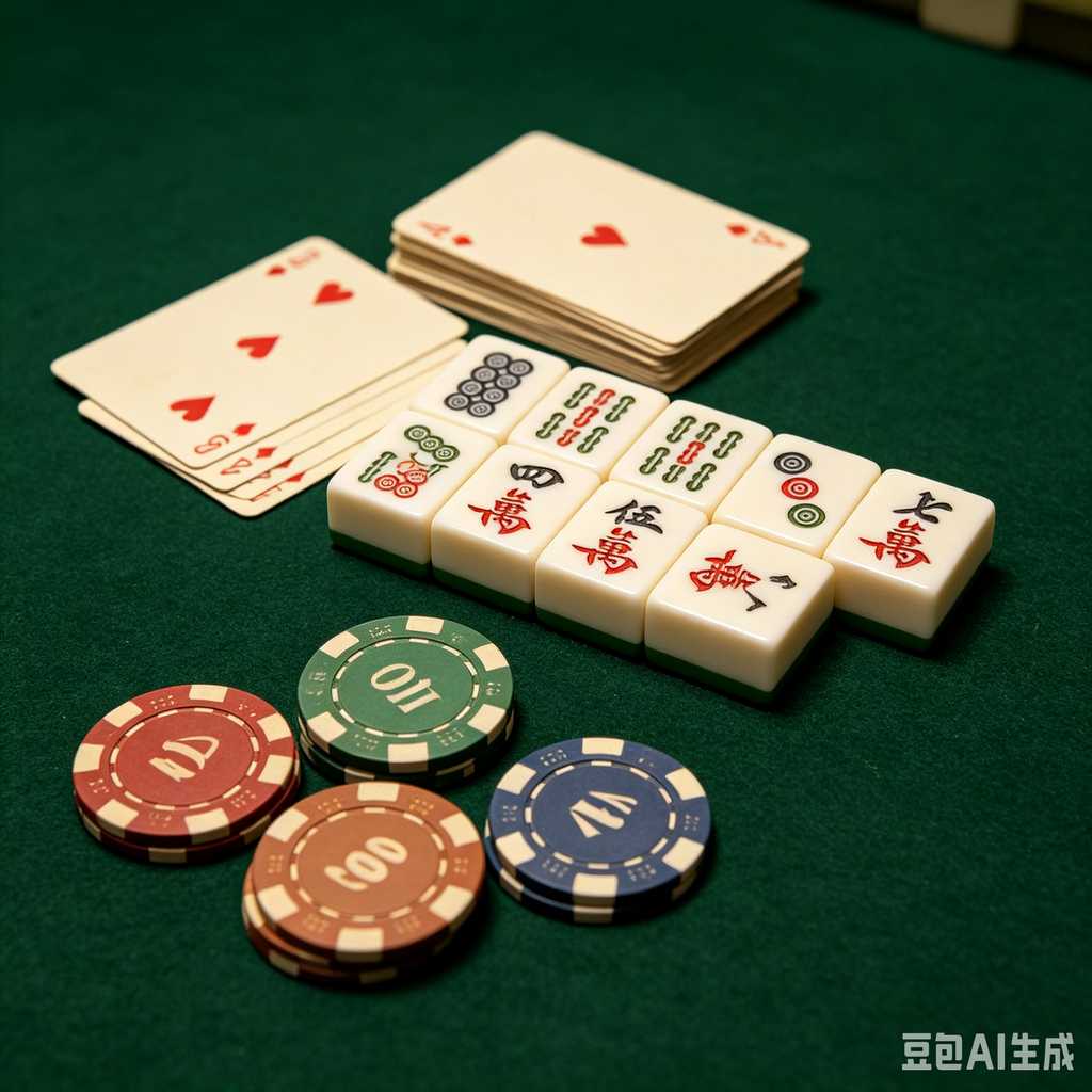 transparent mini mahjong set